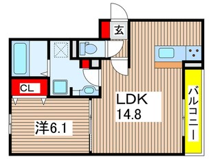 プラザシャルムの物件間取画像